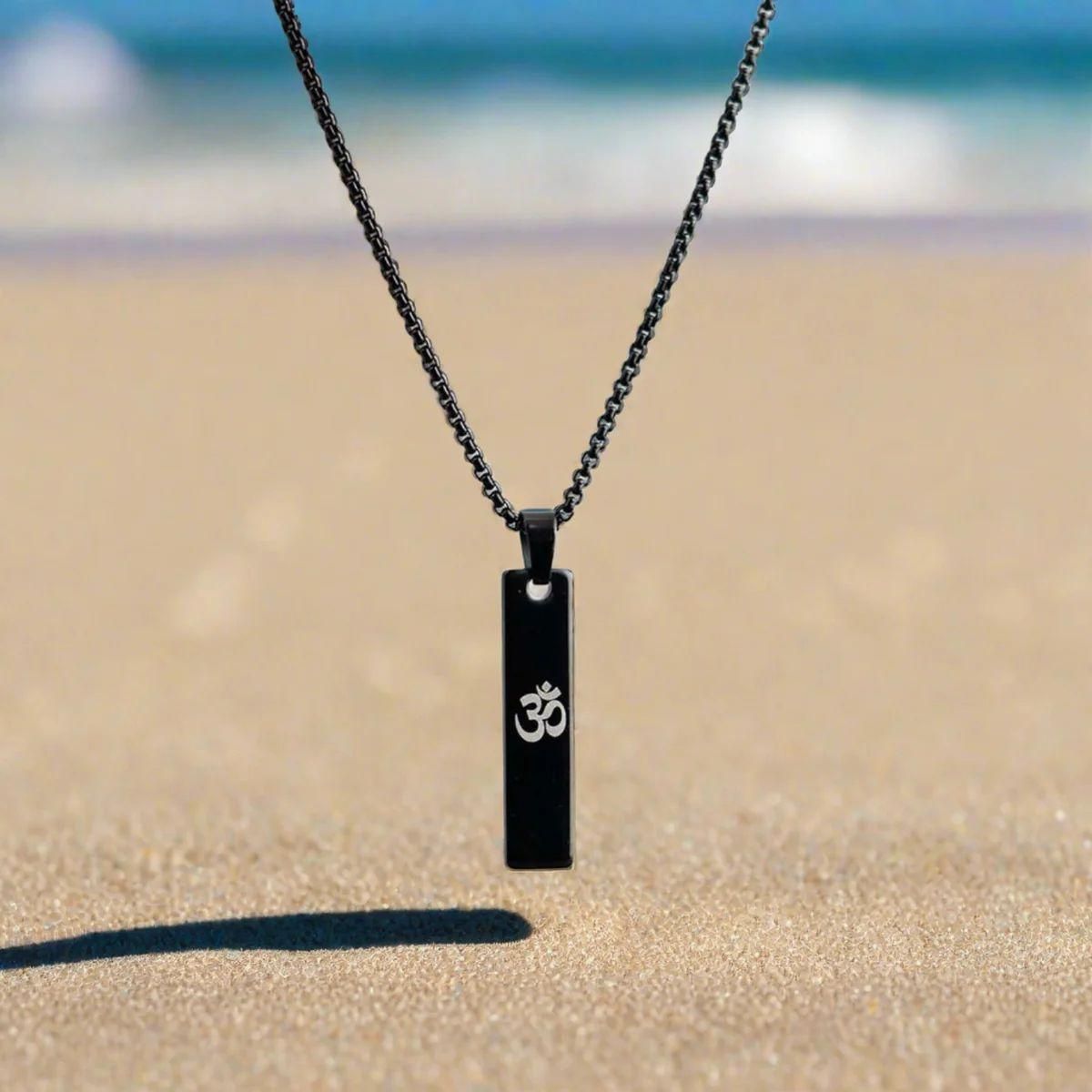 Spiritual Om Pendant Necklaces for Men