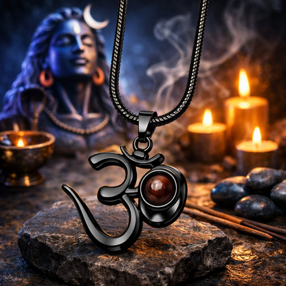 OM Pendant with Adiyogi